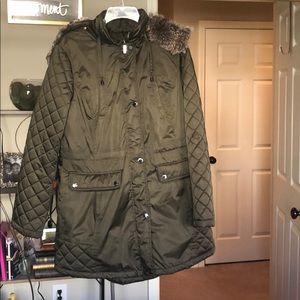 Laundry By Design Army Green Coat